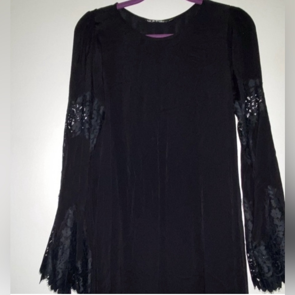 NWT For Love and Lemons Festival Dress Black Size M - Picture 8 of 12